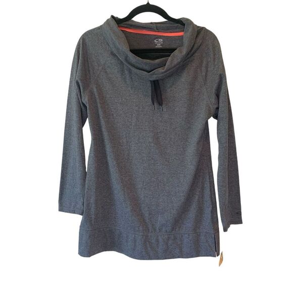 C9 by Champion NWT Grey Cowl Neck Sweatshirt Women's Medium - Picture 1 of 4